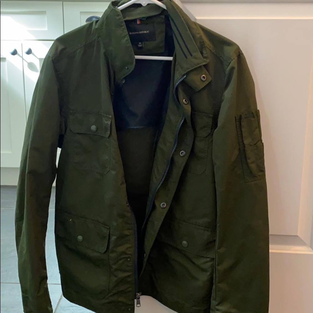 Banana Republic Outerwear Green Jacket - Medium